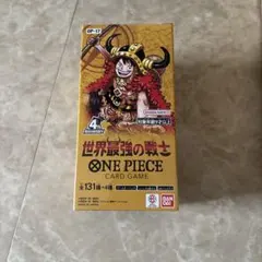 ワンピースカード 世界最強の戦士 box テープカット 新品未開封 - メルカリ