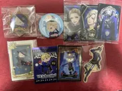 ツイステ　ヴィル　アクリルチャーム　缶バッジ　ステッカー　ウエハース　カード