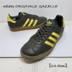 adidasアディダス★GAZELLE★ガッツレー/ガゼル★オリーブ黄★24.5