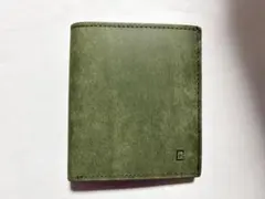 Kawaoto 二つ折り財布 グリーン レザーのサムネイル
