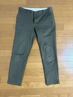 United Arrows オリーブグリーン スリムフィット チノパン