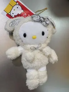 タグ付✨ハローキティ展 京都 マスコットホルダー 雪うさぎ