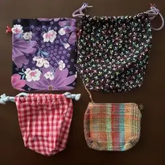 巾着袋 3点セット