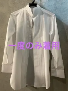 【一度のみ着用】タキシード用 ウイング ドレス シャツ