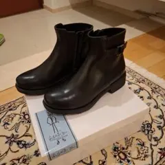 あしながおじさん　ショートブーツ　晴雨兼用レインブーツ　23.5センチ