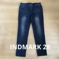 【INDIMARK】ブラックデニムパンツ　28のサムネイル