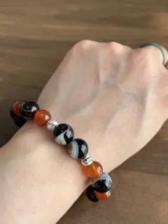 天然石デザインブレスレット