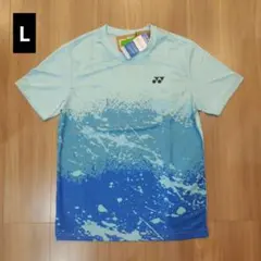 YONEX　Tシャツ ライトブルー/ブルー Lサイズ ⑤のサムネイル