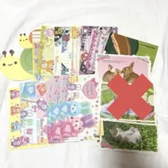 即購入⭕️平成　絵柄の被り無し バラメモ 封筒　レターセット