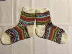 手編み靴下