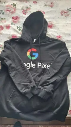 【新品】Google pixel パーカー Lサイズ　黒　男女兼用