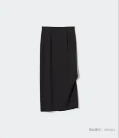 ユニクロ　ストレッチダブルフェイスナロースカート