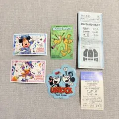 香港ディズニー使用済みチケット&シール