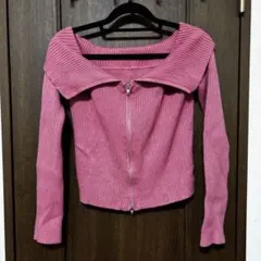 GRL グレイル レディース ニット オフショル 長袖 トップス ピンク