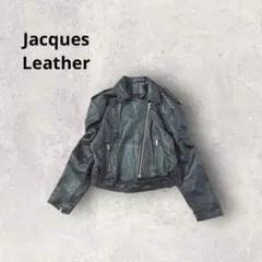 Jacques Leather ライダース 本革 ジップアップ オーストラリア製のサムネイル