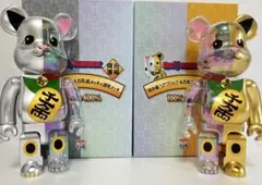 2026年最新】BE@RBRICK 招き猫 招福 桃金メッキ 100% & 400%の人気