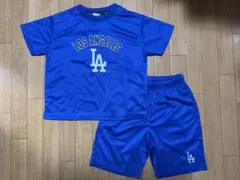 【新品】ドジャース セットアップ 110 青 LA 半袖 半ズボン