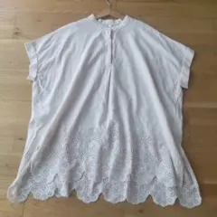 cloud nine　刺繍カットワークレースブラウス　チュニックのサムネイル