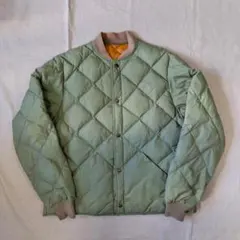 70s USA製 エディーバウアー キルティング グースダウンジャケット 黒タグ