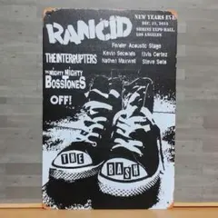 RANCID レトロ風 ブリキ看板 OK2587