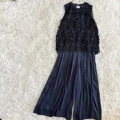 Dalliance kelly パンツドレス レース切替 オケージョンドレス　M