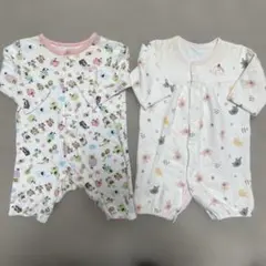 動物プリントロンパース　50〜60cm