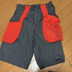 adidasメッシュポケット付きナイロンショートパンツ