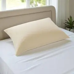 日本製　２枚組ピローケース 封筒式　枕サイズ43×63cm用　生成