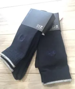 新品　2点セット　ネイビー ソックス 25〜27cm ゴルフ