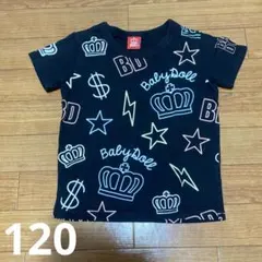 BABYDOLL 総柄Tシャツ 120cmのサムネイル