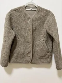 ユニクロ　UNIQLO ベージュ ジャケット フリース素材