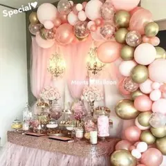 超豪華❤︎風船セット 誕生日 結婚式 バースデー バルーン 記念日 飾り 女の子