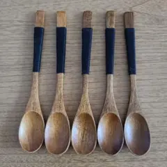 中古【 木製 スプーン 】糸巻き 昭和レトロ ヴィンテージ アンティーク
