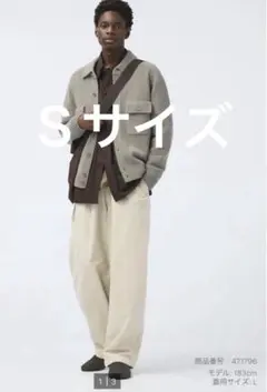 T*M様 ユニクロU 2024AWコーデュロイタックワイドパンツ Ｓサイズ