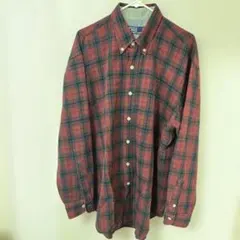 Polo by Ralph Lauren 長袖シャツ 赤黒チェック