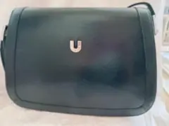 激レア美品ヴィンテージ　ウンガロショルダーバッグ　ネイビーレザー