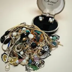 ジャンクアクセサリー　ネックレス　ピアス　まとめ売り　セット