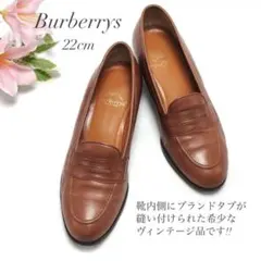 【ヴィンテージ】 Burberrys バーバリーズ コインローファー 22cmのサムネイル