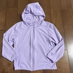 UNIQLO AIRism 薄紫 パーカー 110