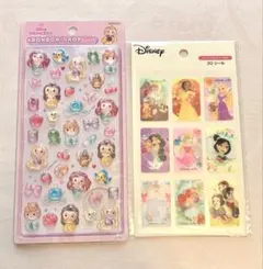 正規品 ボンボンドロップシール ディズニープリンセス 3Dシール セット