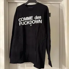comme des fuckdown ブラック 長袖カットソー