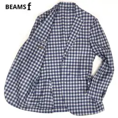 【極美品】ビームスFネイビー秋冬用 ウールジャケット BEAMS F〉ネイビーダブルブレストジャケット｜ビームスF