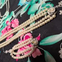 パールネックレス＆ブレスレット　セット