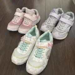 スニーカー　女の子　23センチ　3足セット