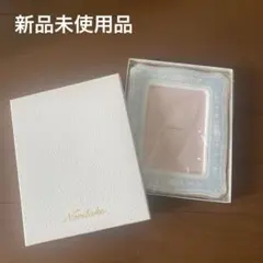 Noritake フォトフレーム 花模様　水色
