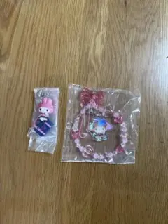 マイメロディ ブレスレットとキーホルダーセット