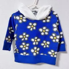 【10/14まで】miffy　ミッフィー　フード付きパーカー　花柄　80
