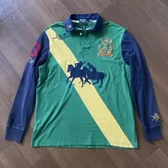 ポロ ラルフローレン ラガーシャツ M グリーン