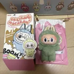 ラブブ　マカロン　グリーングレープ　ピンク 即日発送 ラブブ マカロン ポップマート グリーングレープ