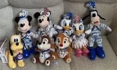 ディズニーシー 20周年 タイムトゥシャイン ぬいぐるみバッジ　セット